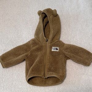 The North Face Tan Fleece Baby Jacket